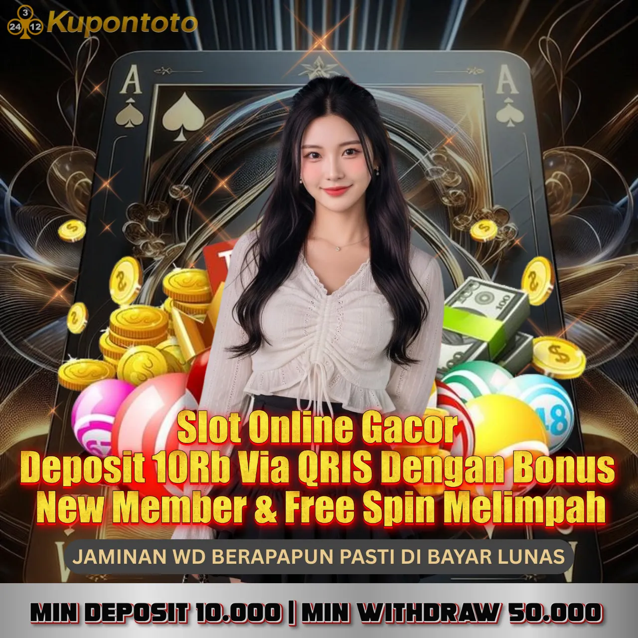 Kupontoto 🌩 Slot Online Gacor Deposit 10Rb Via QRIS Dengan Bonus New Member & Free Spin Melimpah - eCommerce