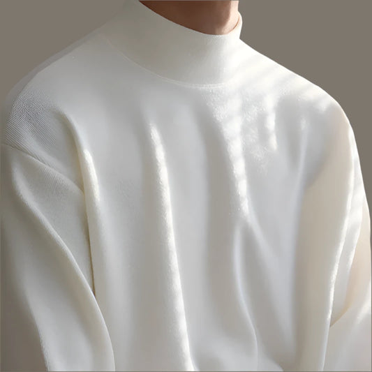 Classic Mock Neck Sweater