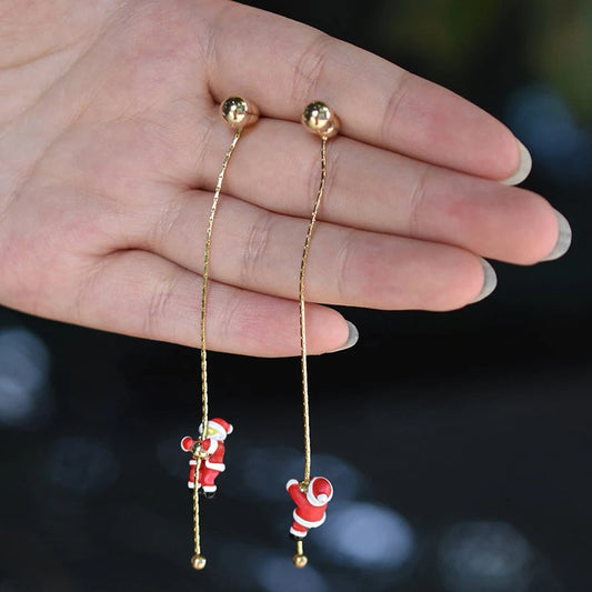 Santa's Magic Christmas Earrings